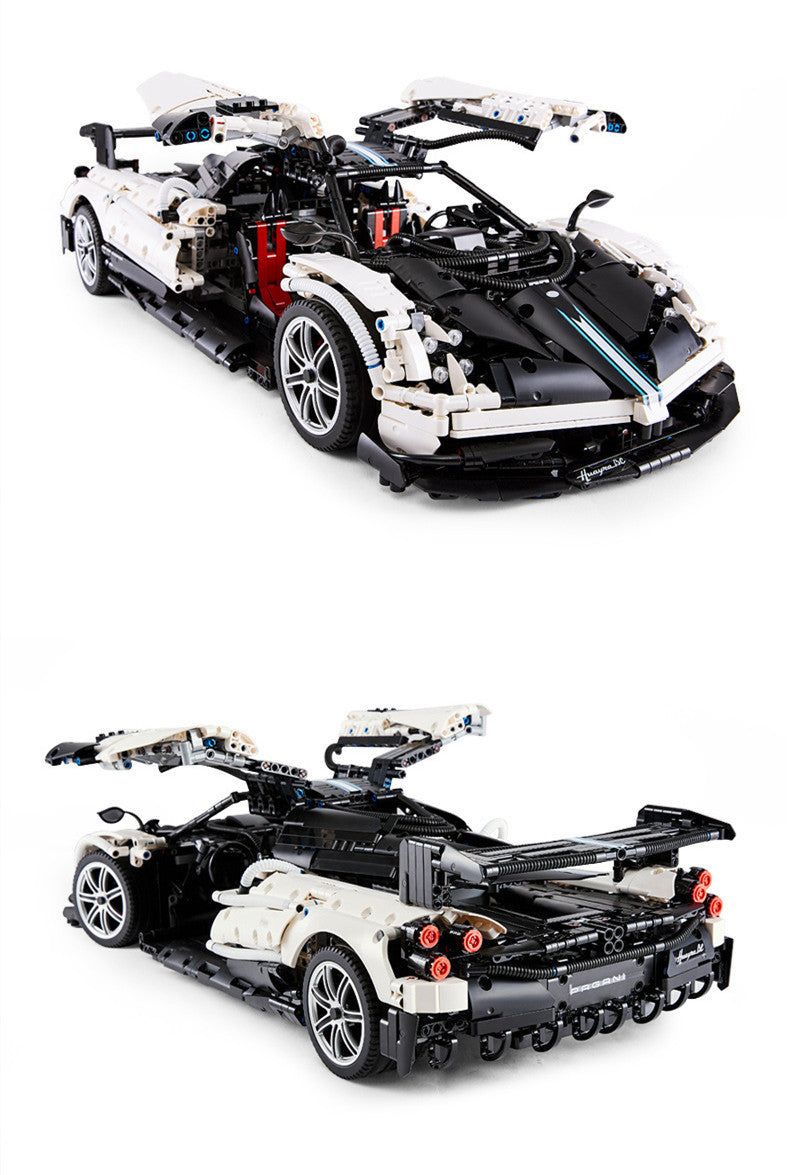 Static Version 18 Small Particle Assembly Intelligence Unit Blocks On Wheels Children's Toys