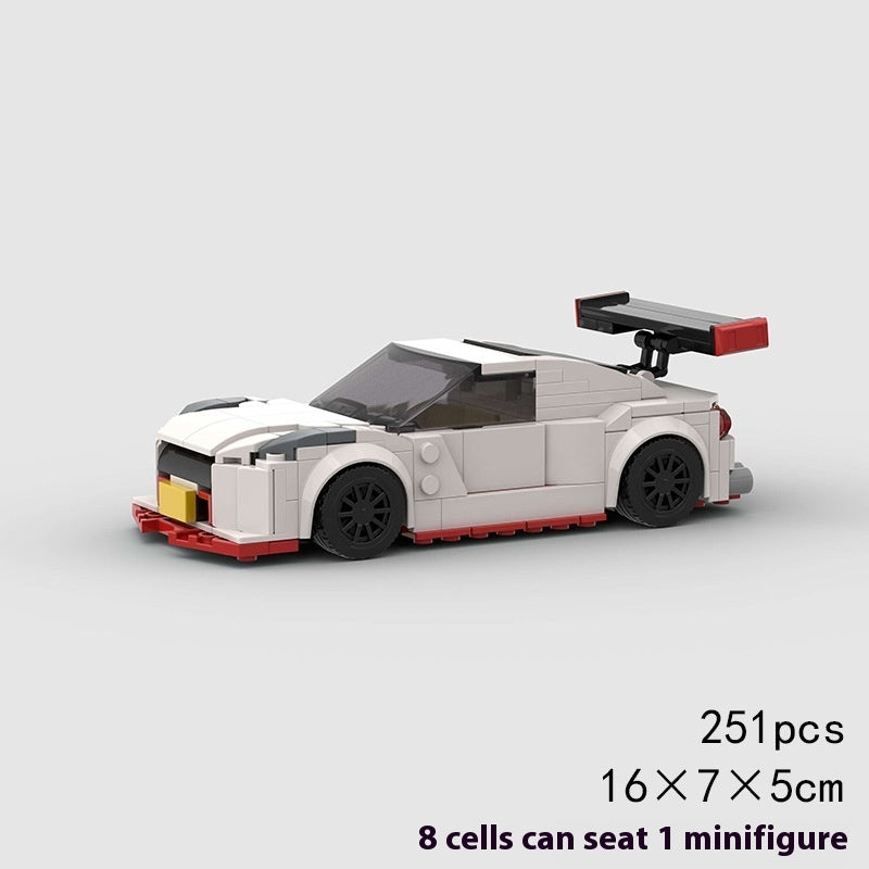 Racing Sports Car Puzzle Assembling Children's Building Blocks